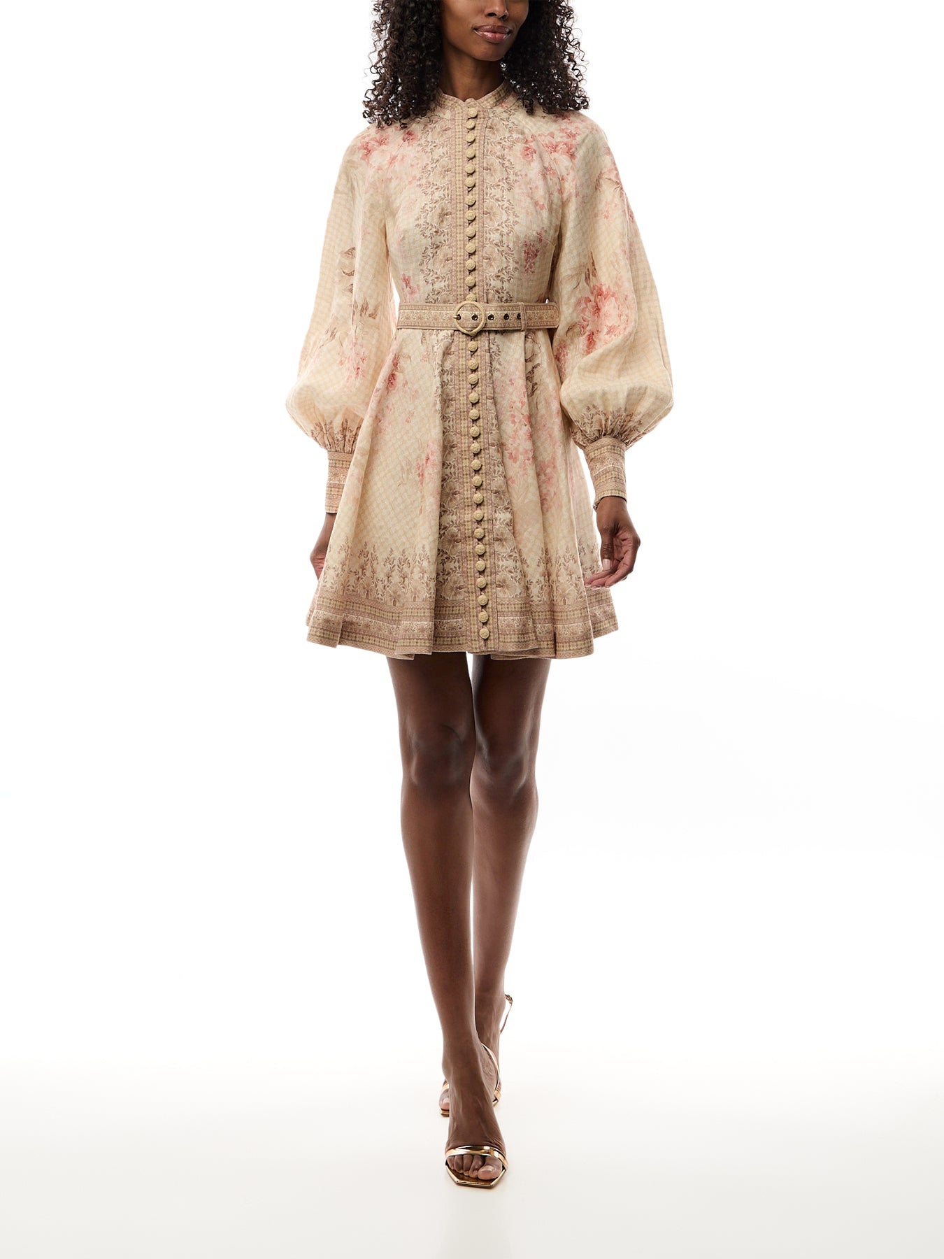 Illuminate Buttoned Mini Dress