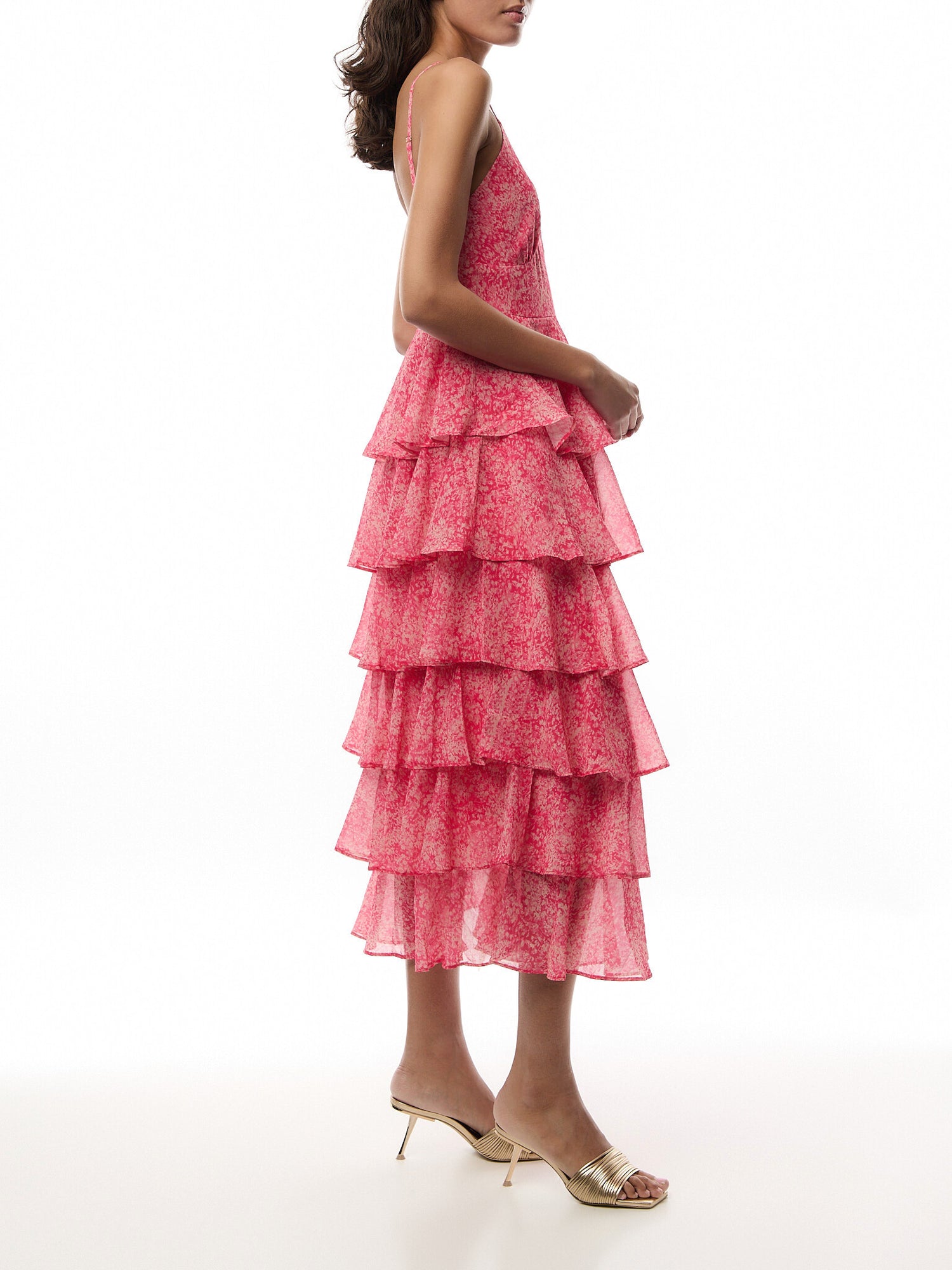 Lissy Ruffle Midaxi Dress