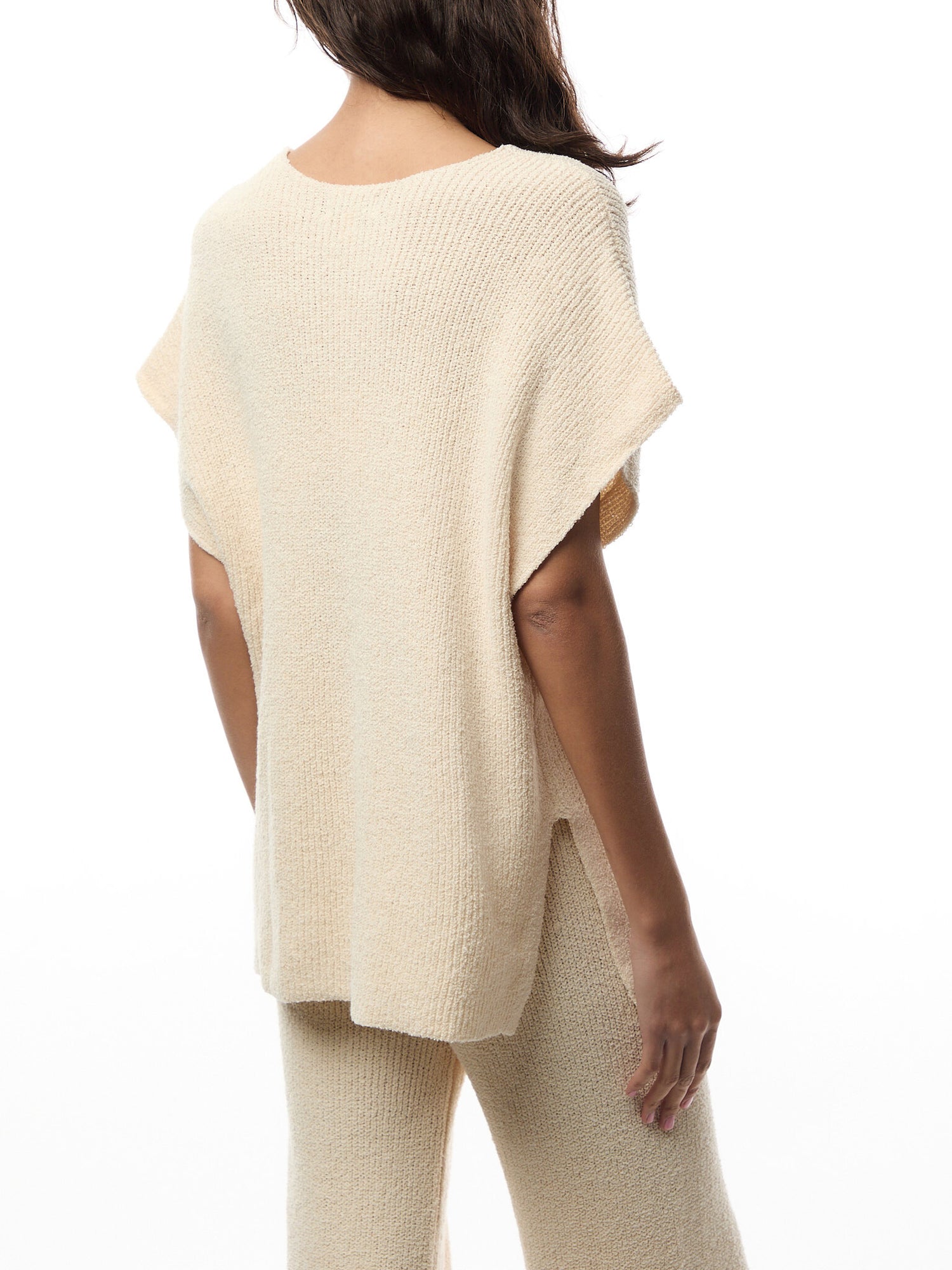 Katya Rib Knit Oversized Top