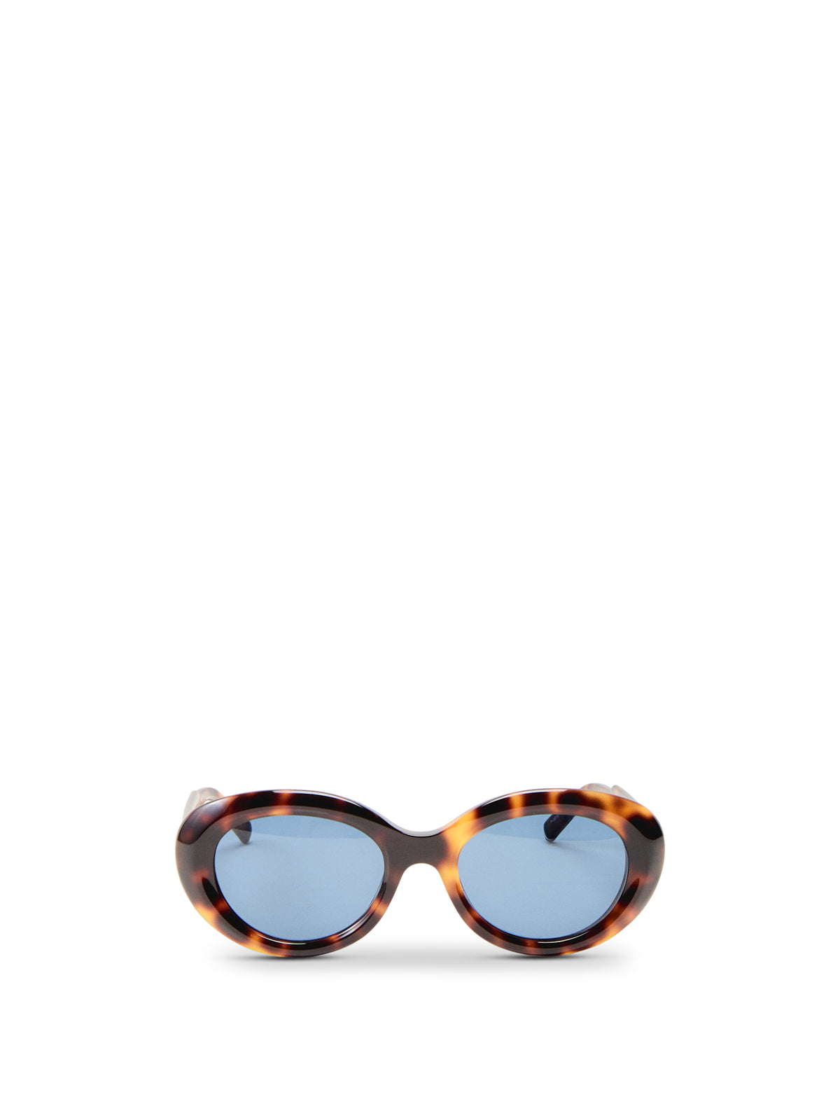 Womens Round Havana Sunglasses