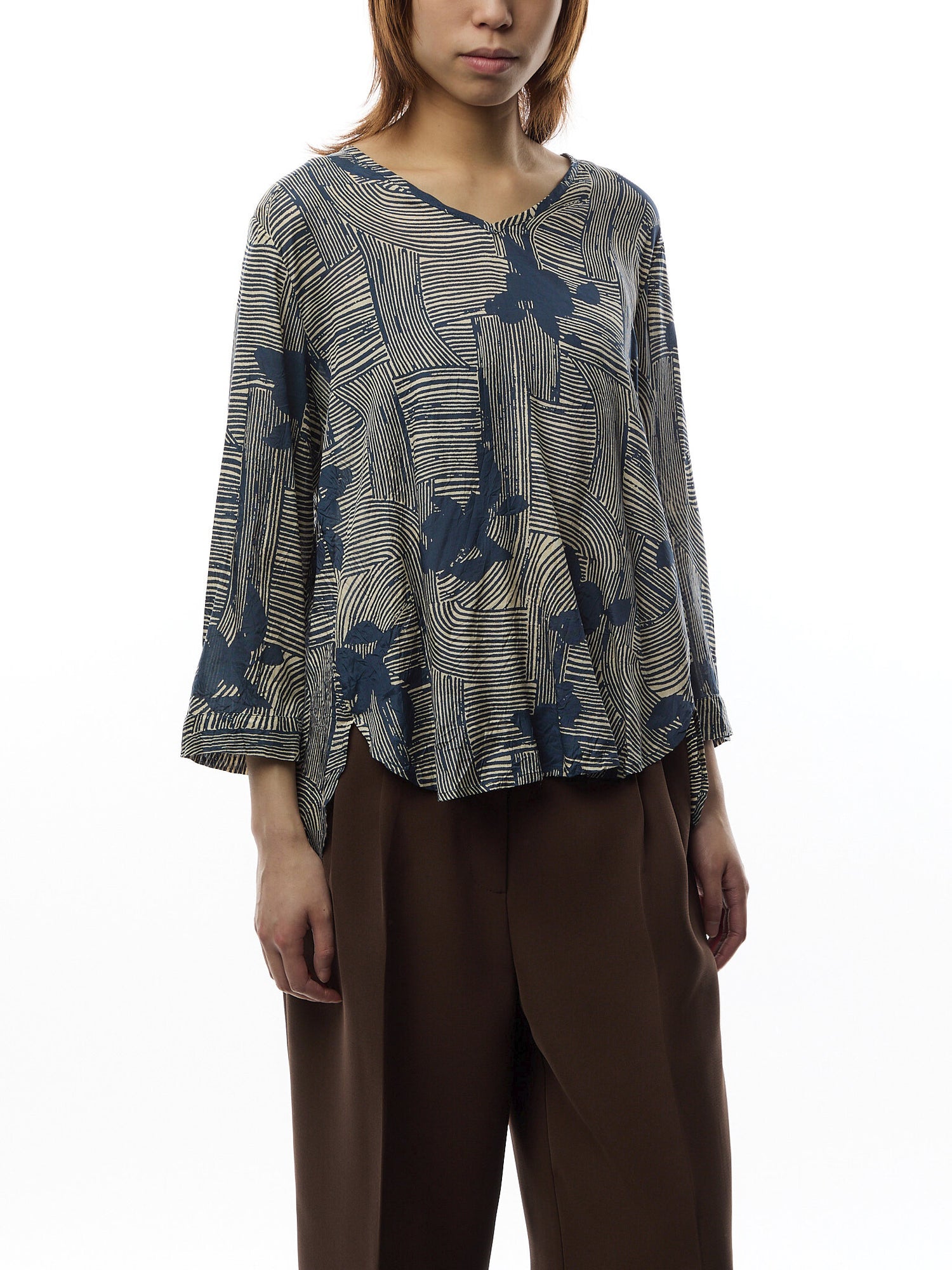 Mabraekyn 3/4 Sleeve Top