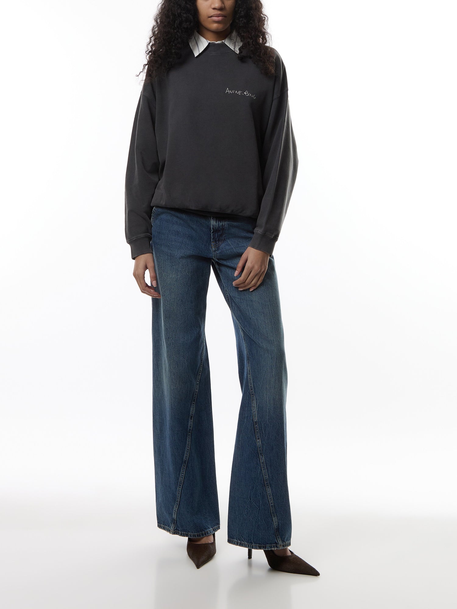 Jaci Sweatshirt Lyrics - Washed Black