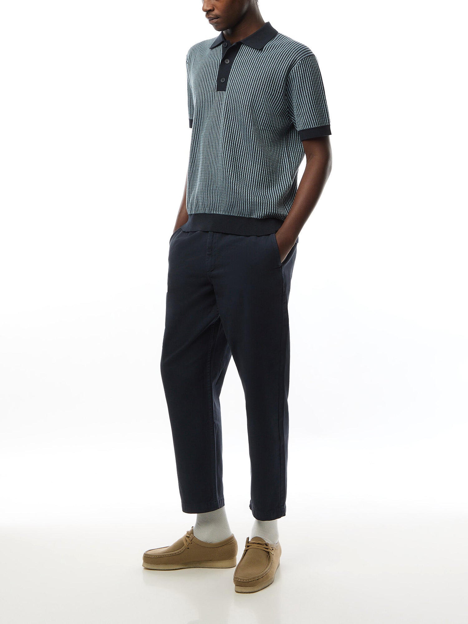 Kurt Trouser Organic Cttn Twill Navy