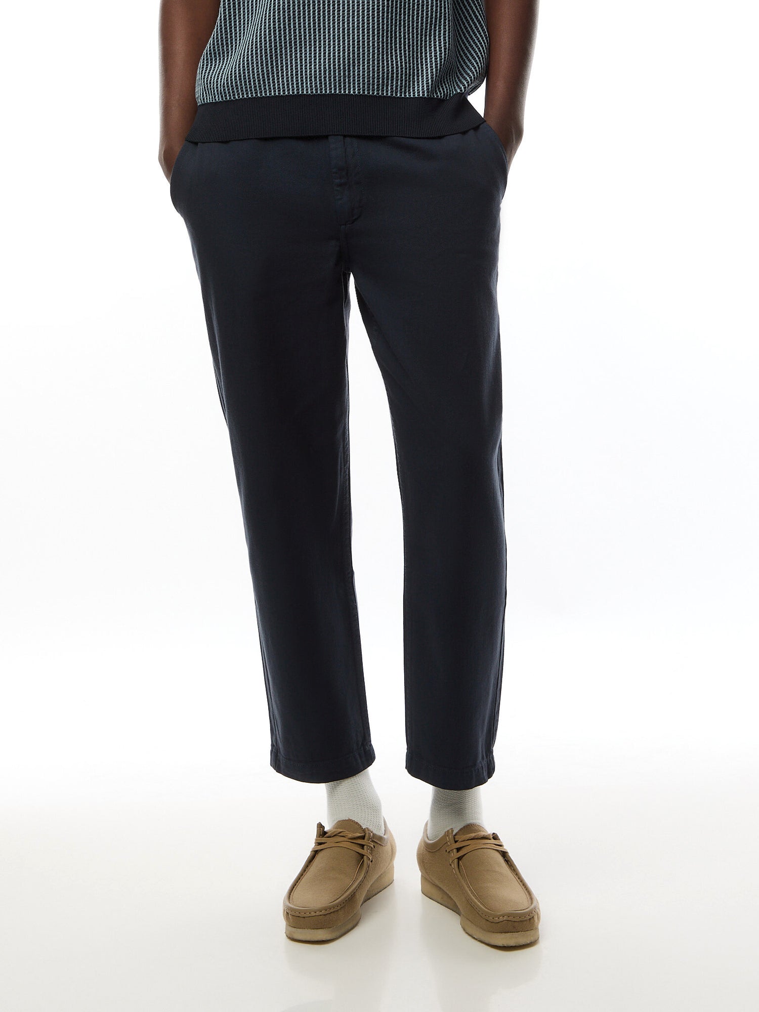 Kurt Trouser Organic Cttn Twill Navy