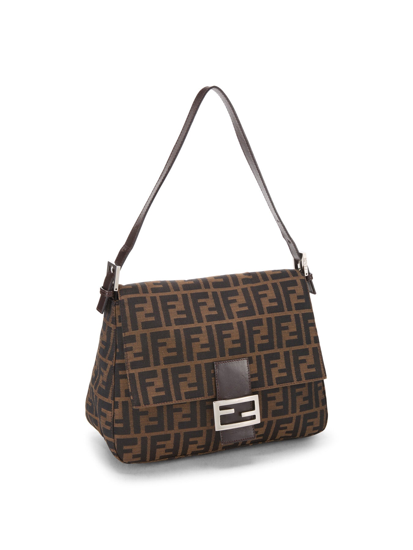 Vintage Fendi Brown Zucca Mamma Bag