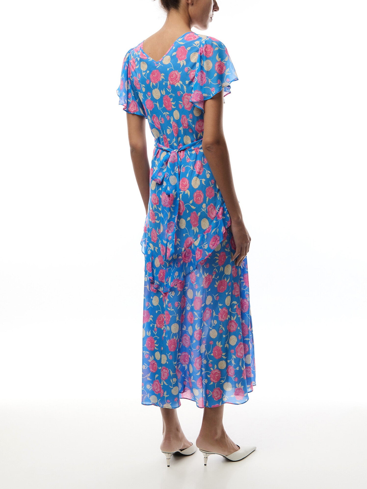 Evie Dress Rose Shell Blue