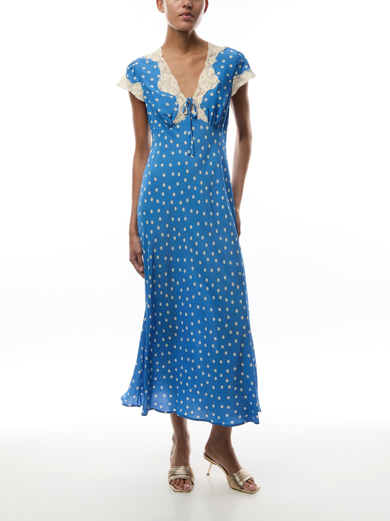 Amari Dress Bohemia Spot Blue