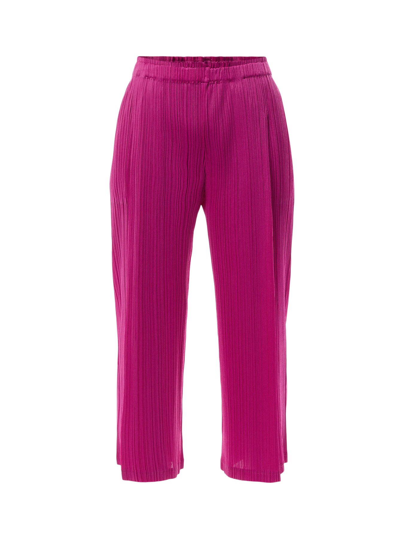 Pleats Wide Leg Pink Pants