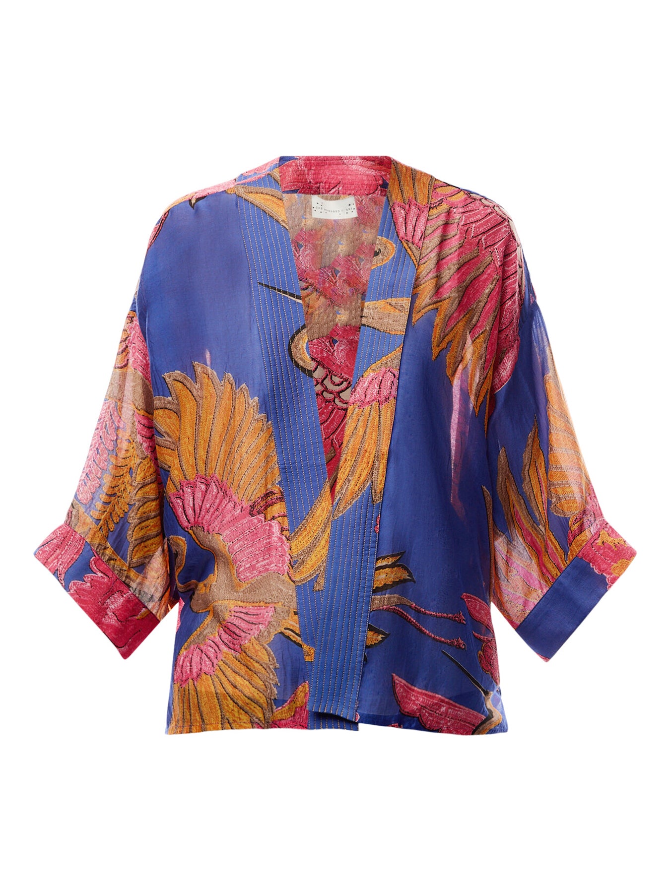 Kimono Crane Colbalt