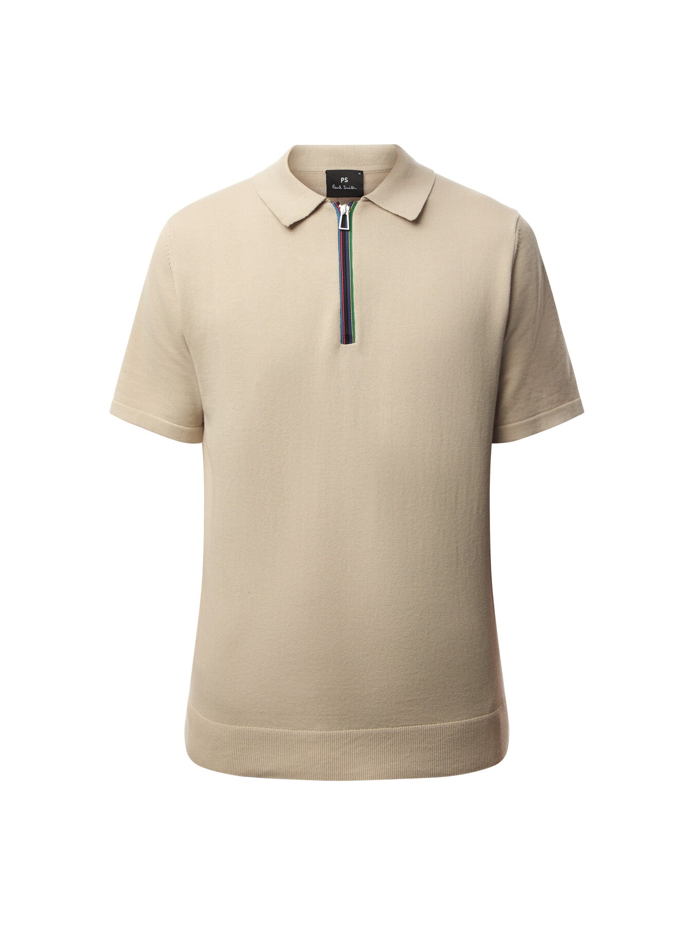 Quarter Zip Polo T Shirt