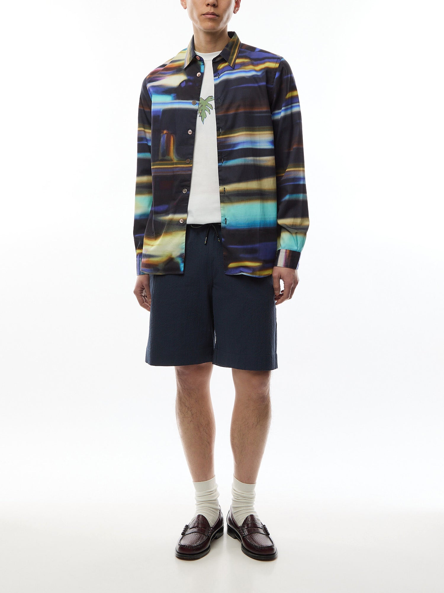 Seersucker Drawcord Shorts