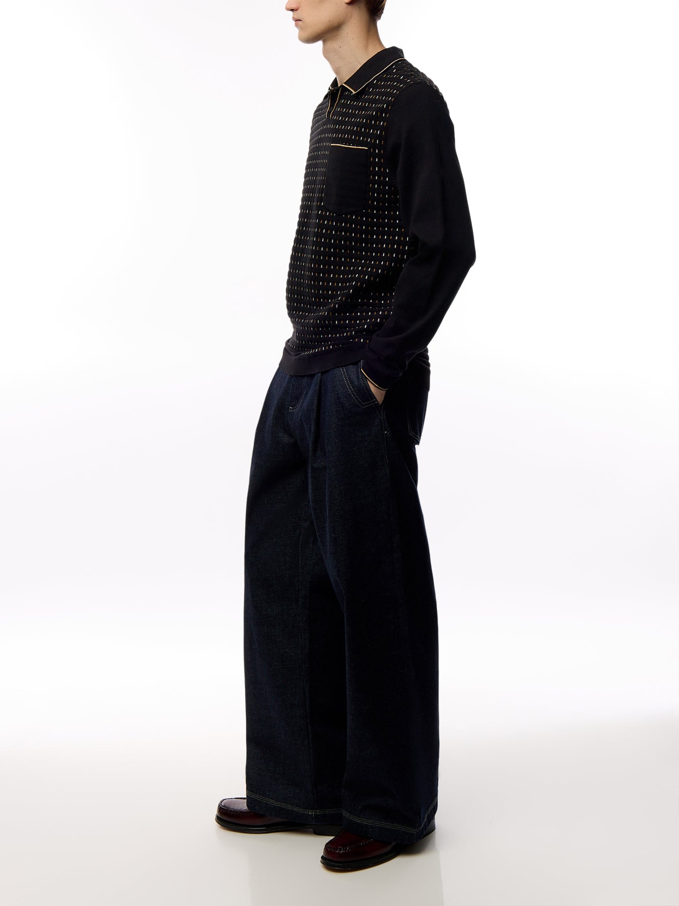 Kihara Long Sleeve Polo