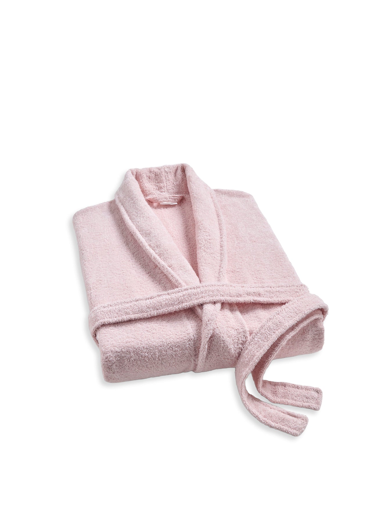 Waffle Cotton Robe Pink