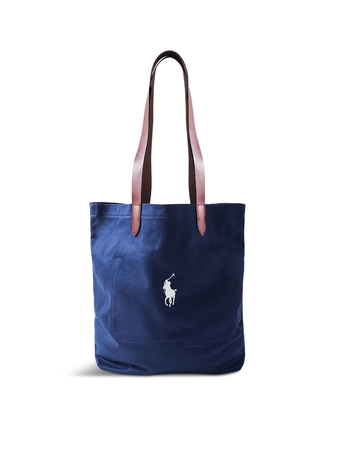Wimbledon Canvas Shopper Tote Navy
