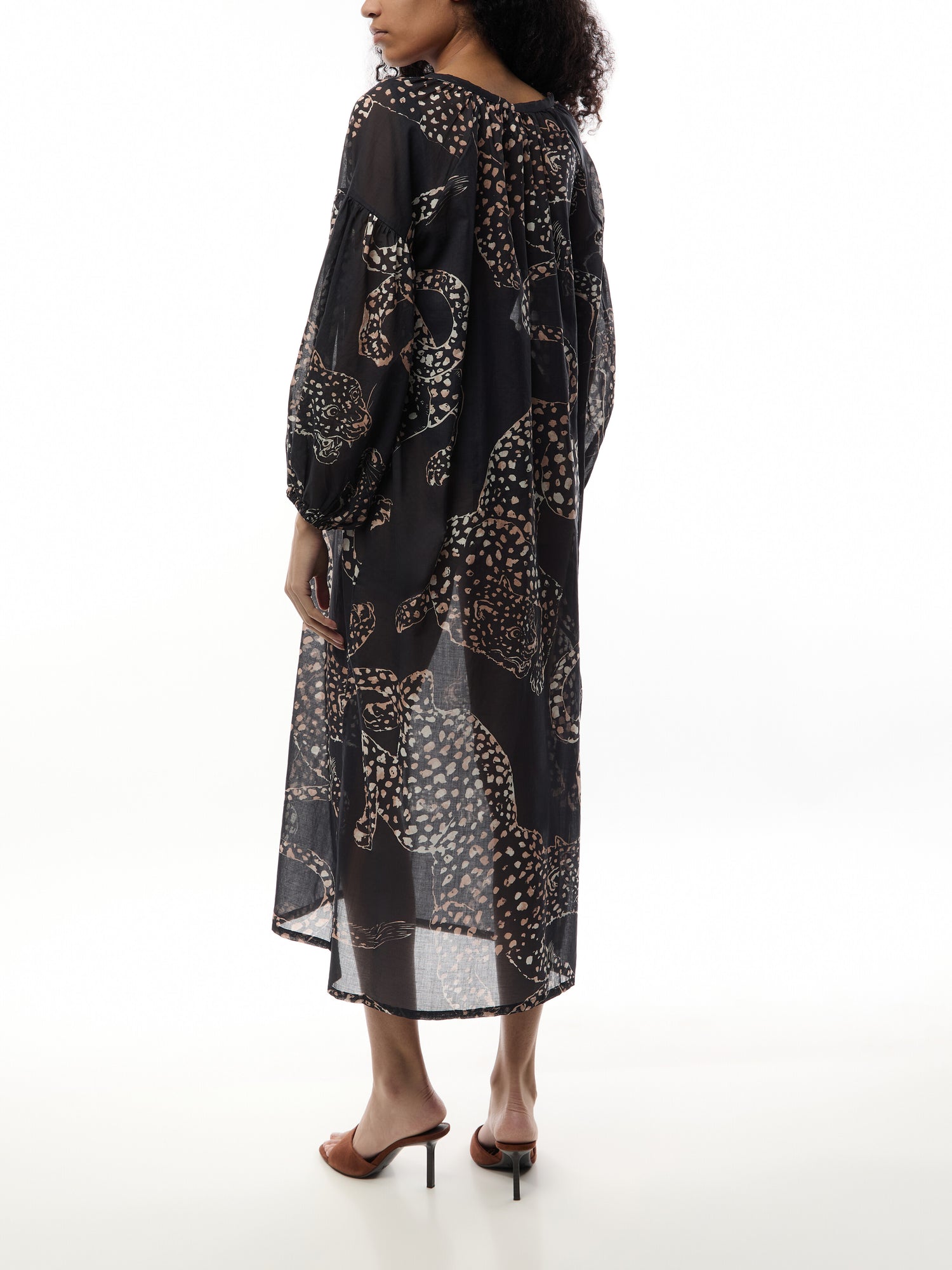 Jag Blouson Kaftan Dress