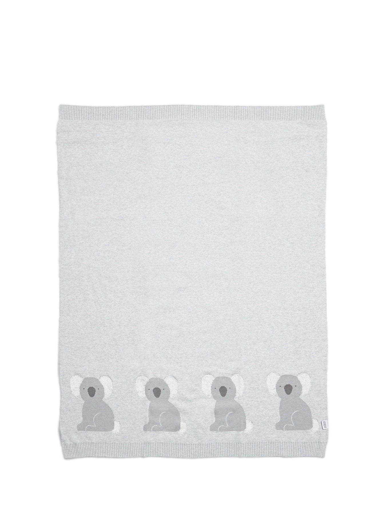 Knitted Blanket Koala Print