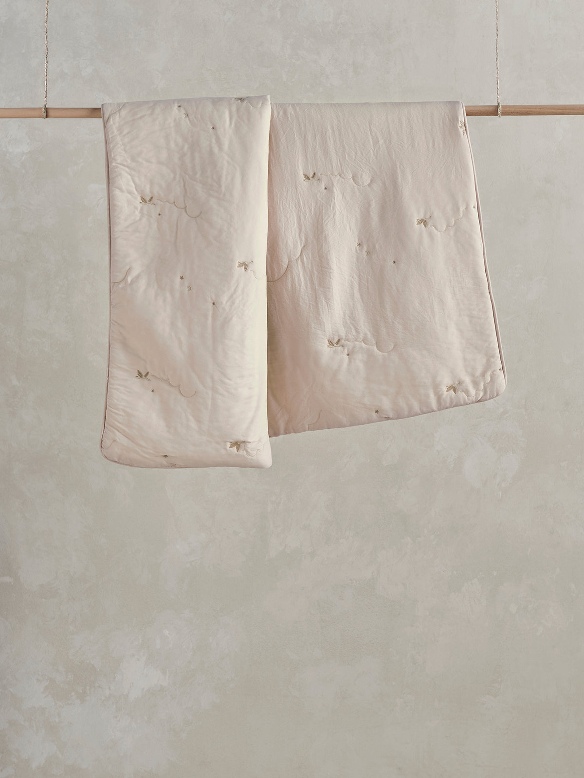 Cotbed Quilt Grey Duckling