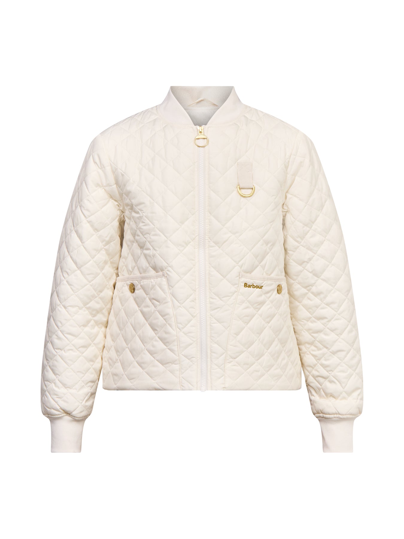 Womens White Barbour Reyna Quilt Jacket