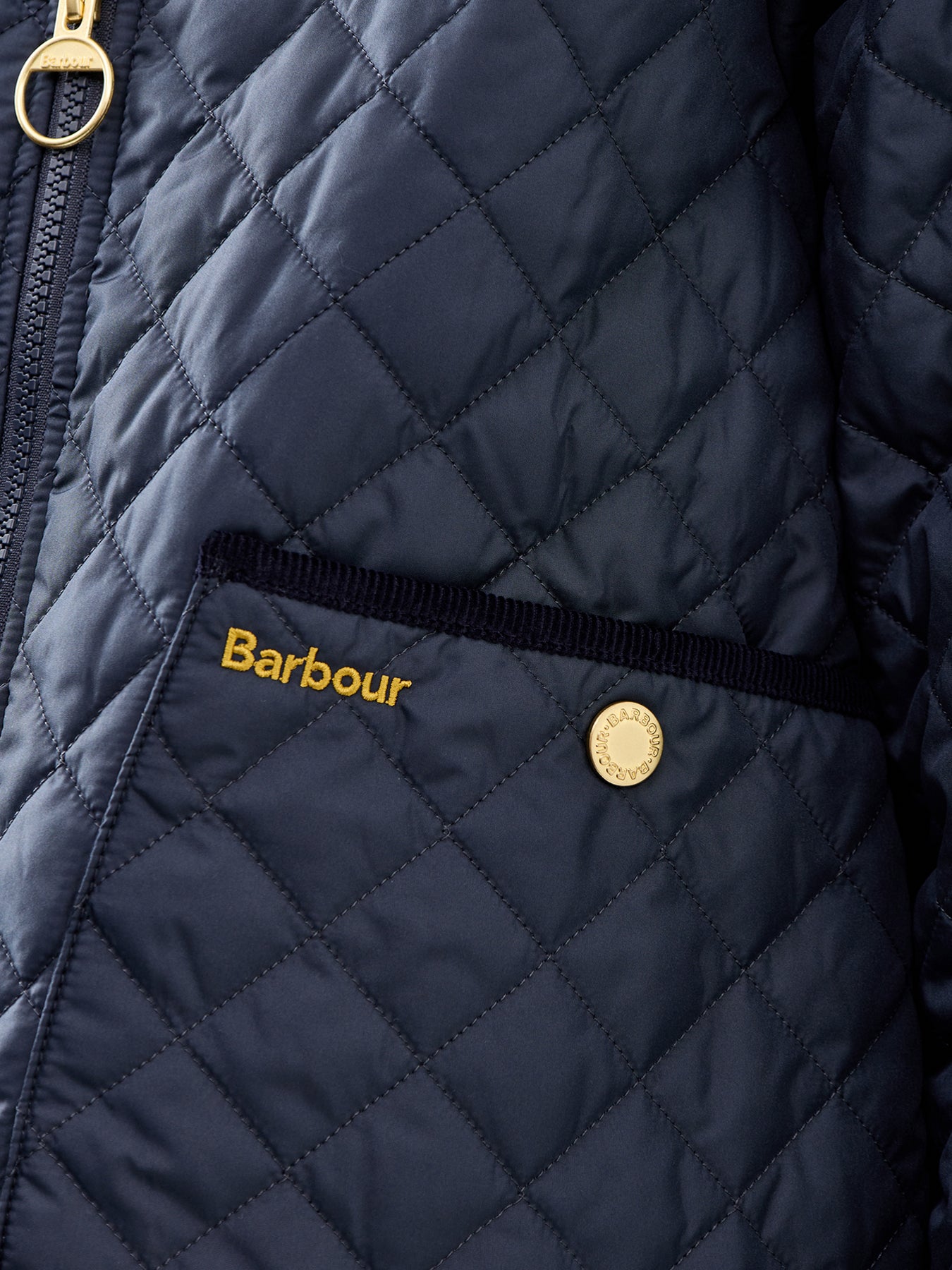Womens Navy Barbour Reyna Quilt Jacket