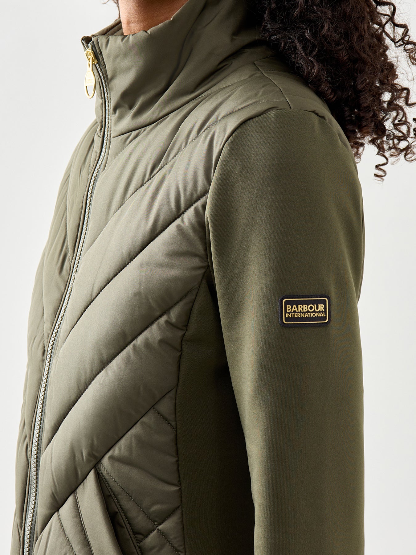 Barbour International Natalia Quilted SweatSHIRT