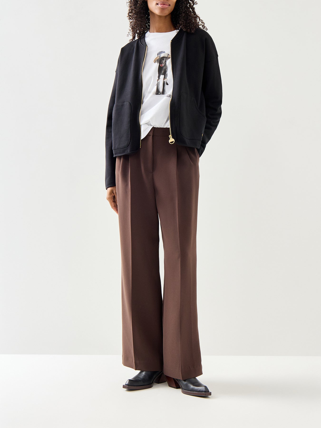 Barbour International Clara Sweatshirt Bomber