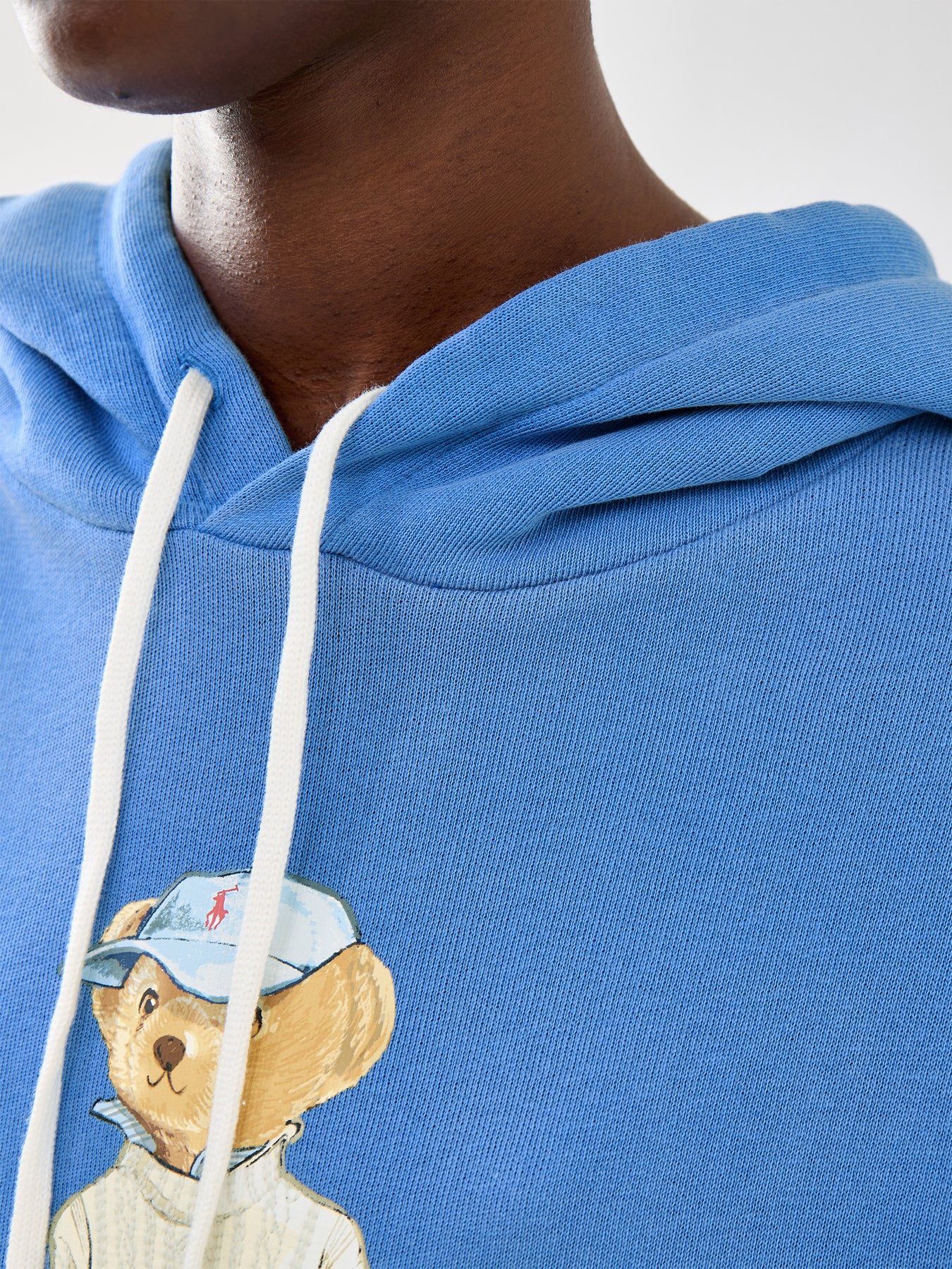 Knit Bear Sweatshirt Summer Blue