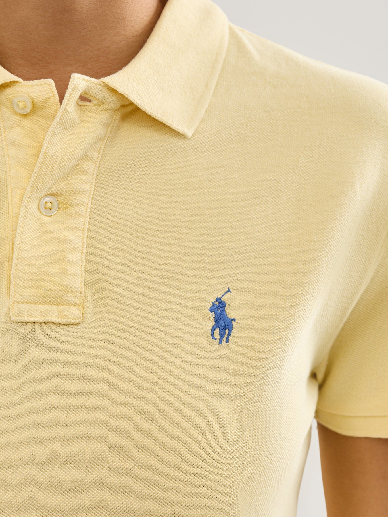 Short Sleeves Knit Polo Small Pony