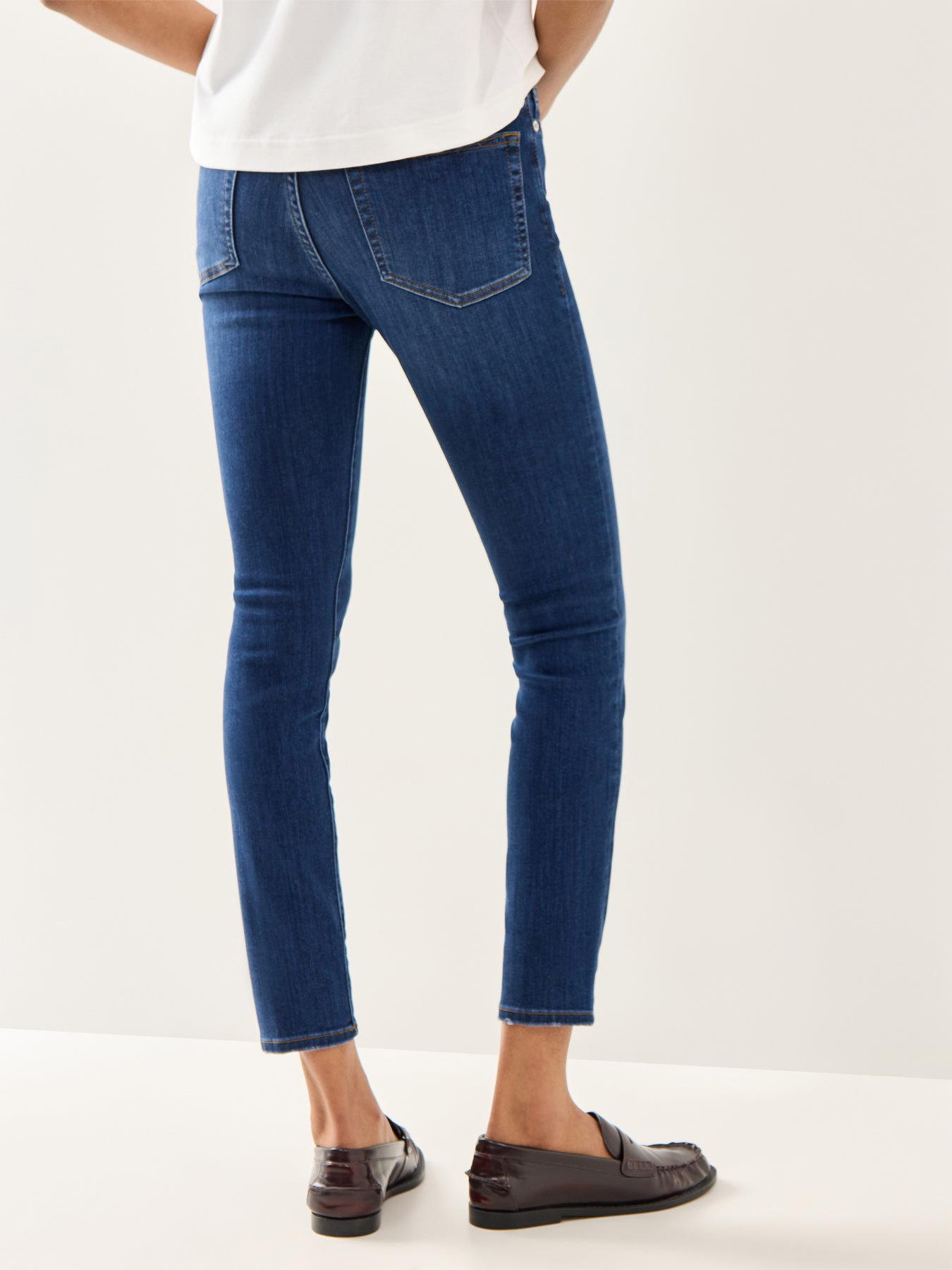 Le High Skinny Jeans Blue