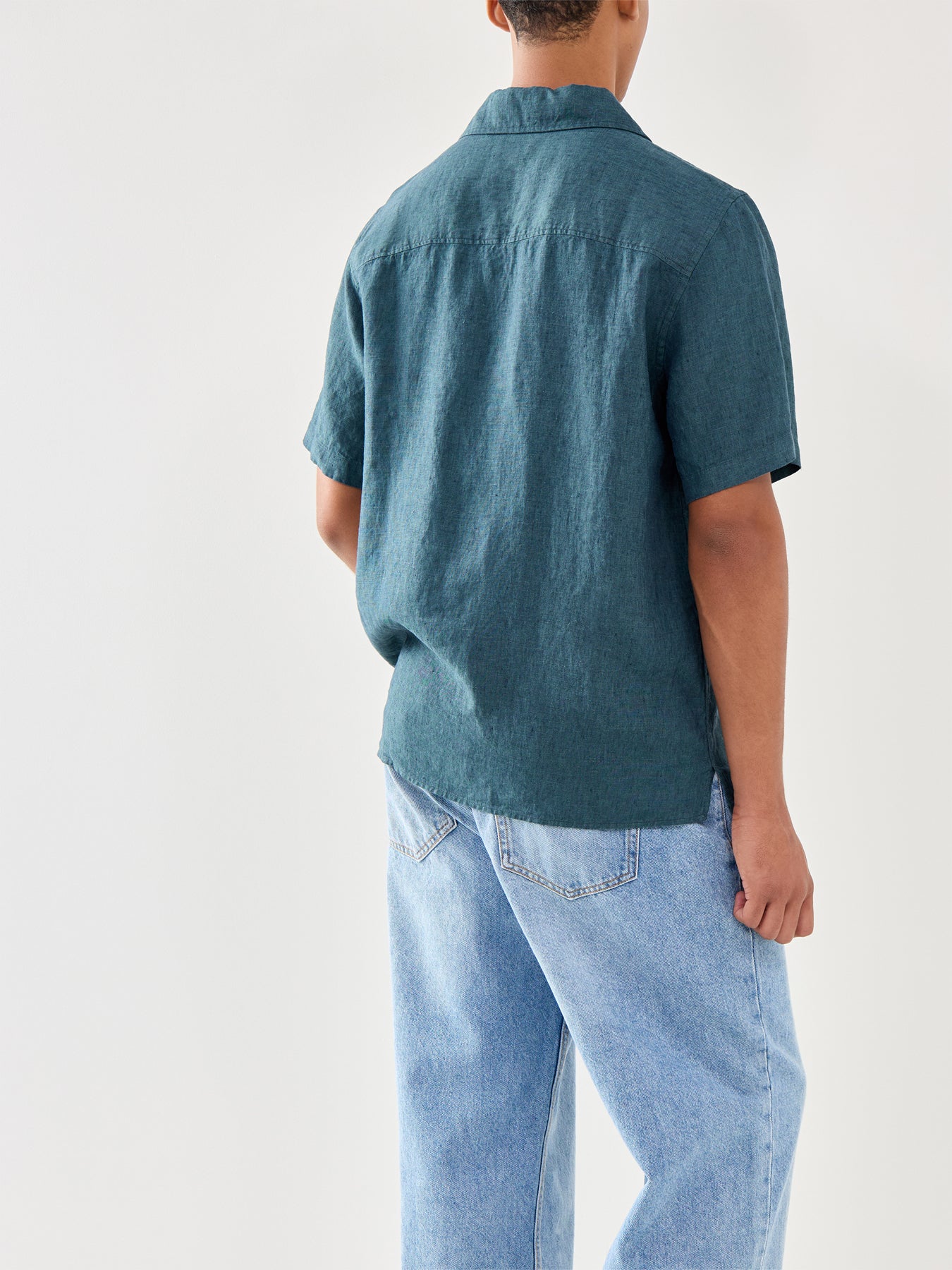 Bartlett Two Tone Linen Short Sleeves Shirt