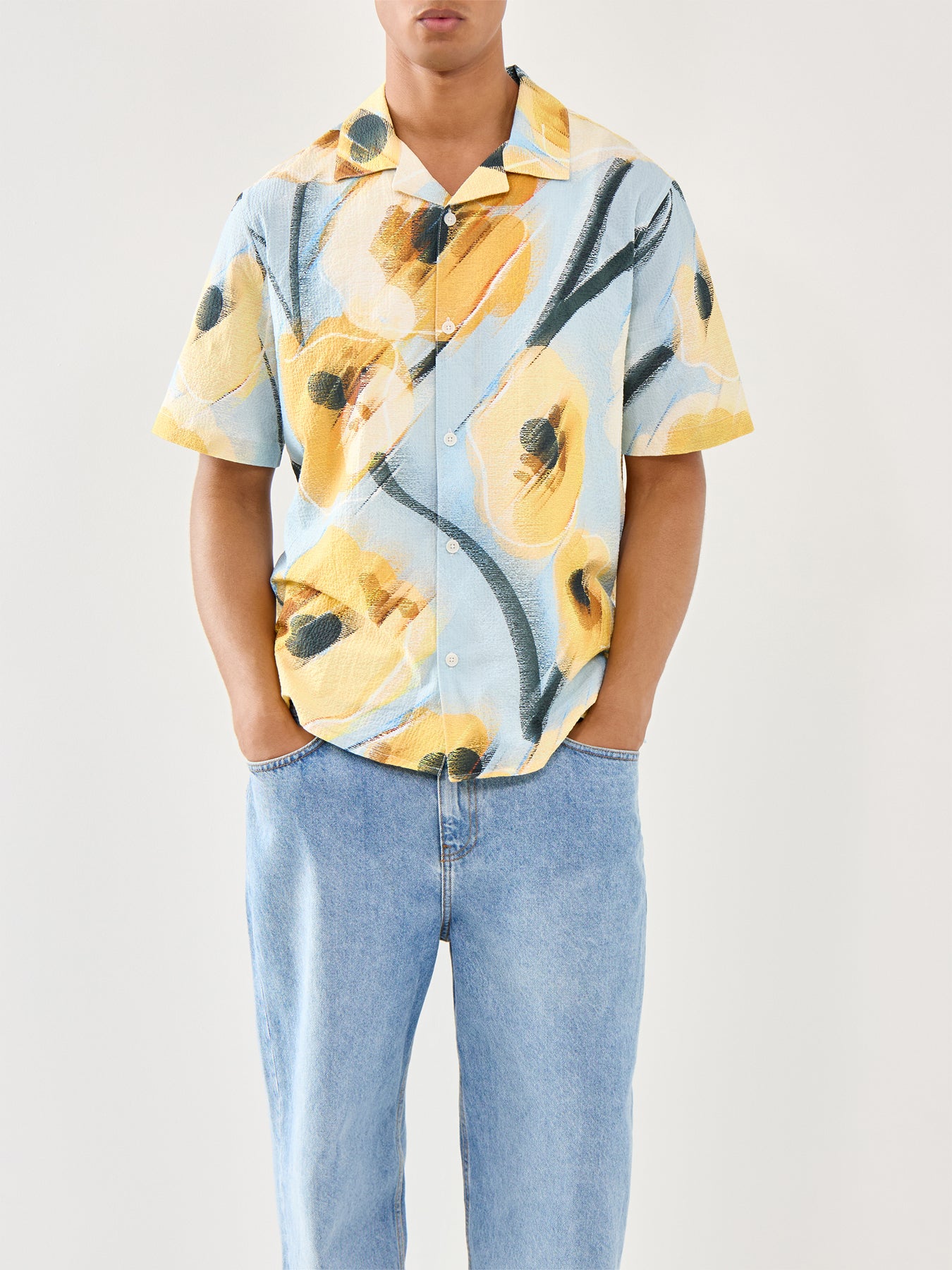 Didcot Abstract Print Short Sleeves Shirt