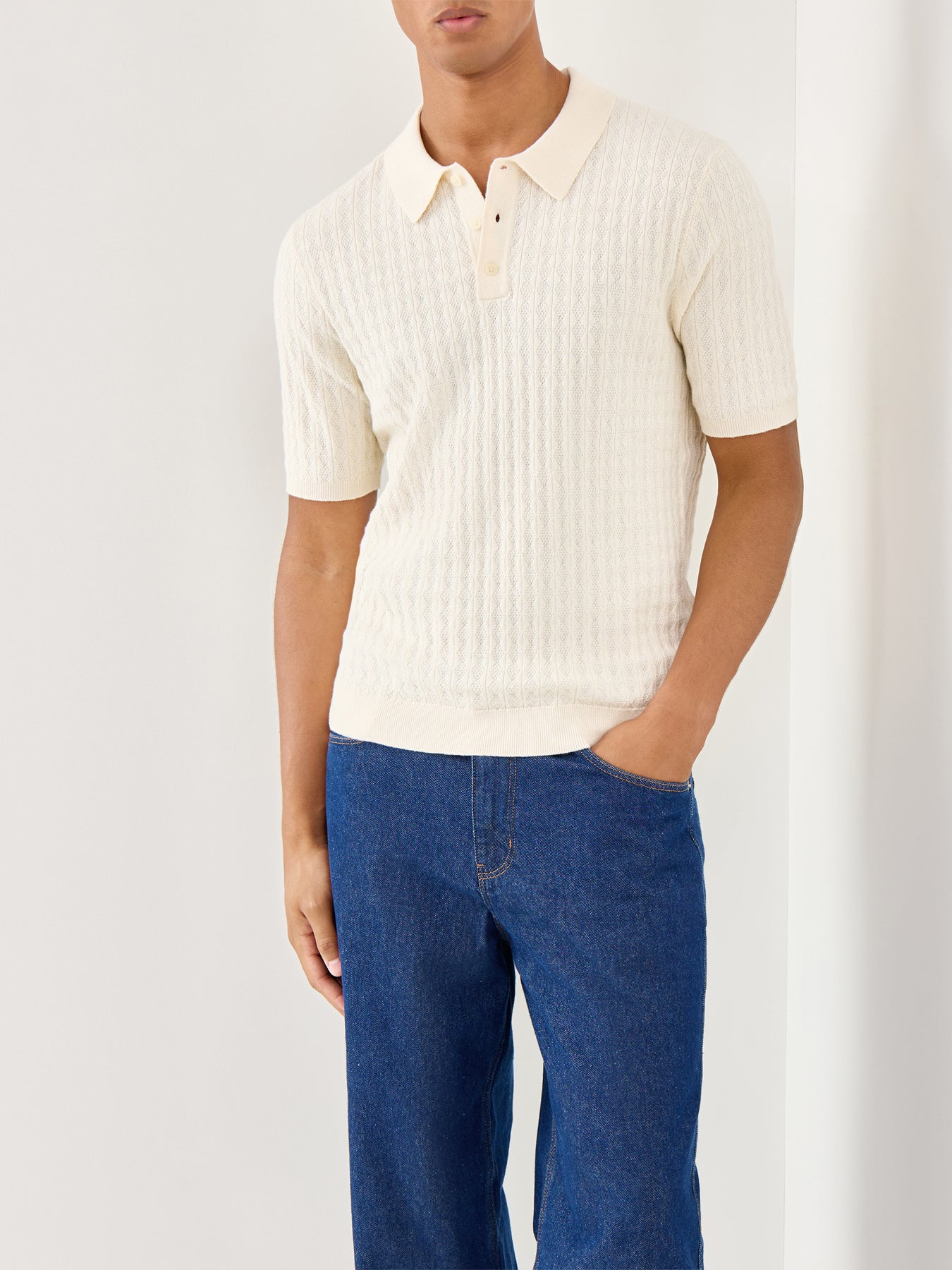 Naples Knitted Polo Shirt