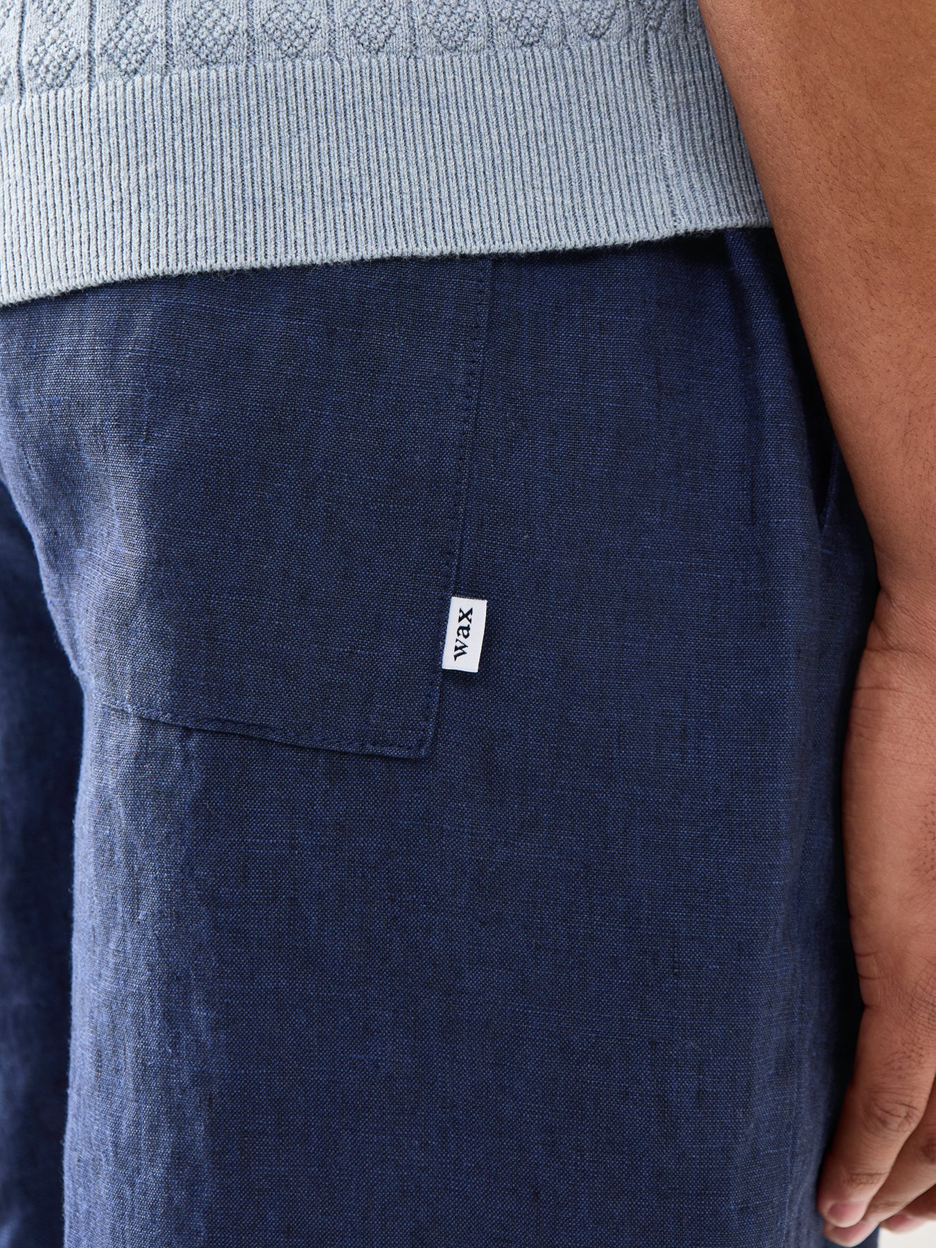 Kurt Two Tone Linen Short