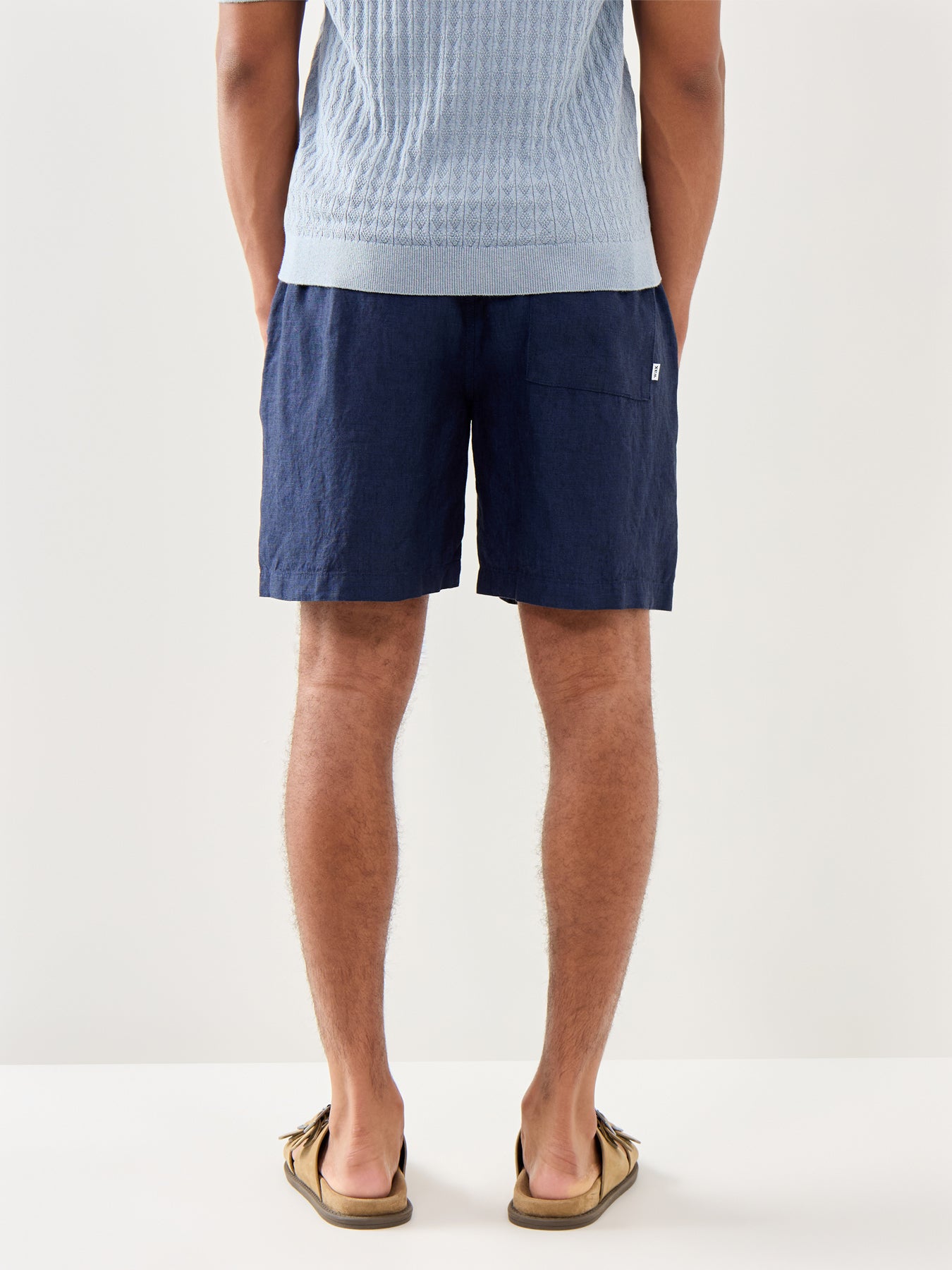 Kurt Two Tone Linen Short