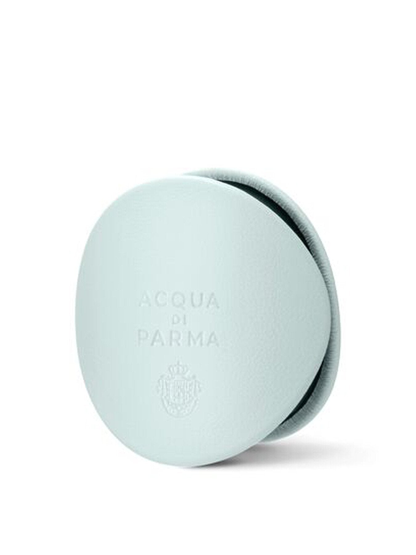 Car Diffuser Case Cloudy Blue Calfskin Leather