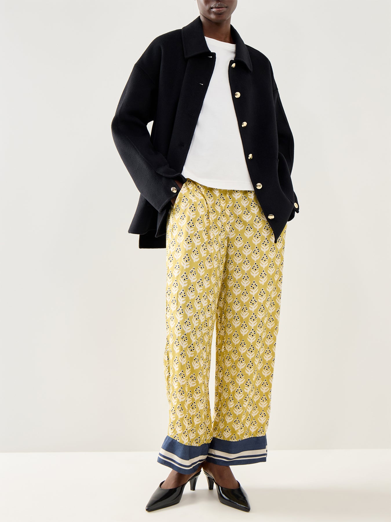 Peronella Straight Trousers Burnish Gold