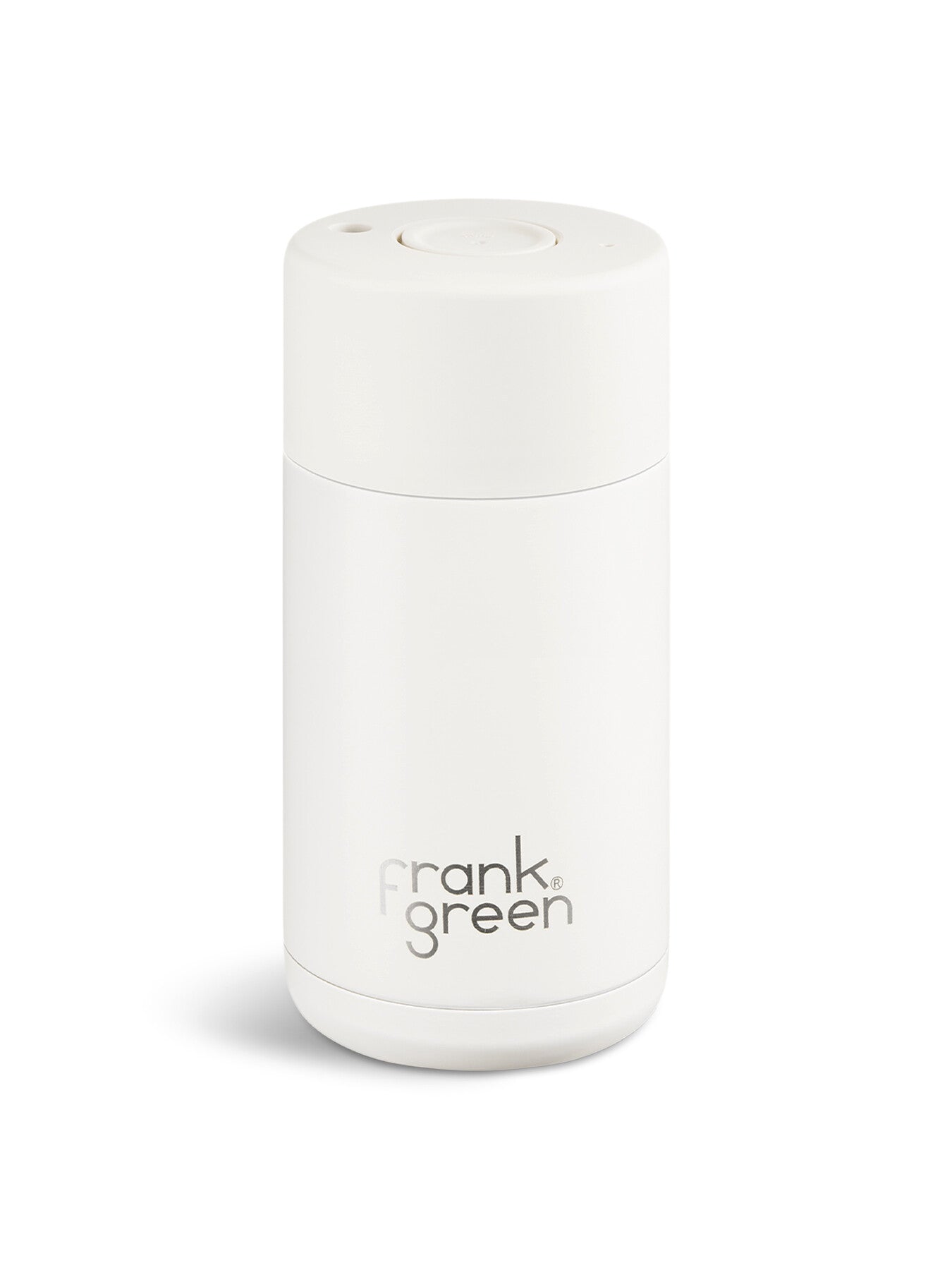 Ceramic Reusable 355ml Cup White