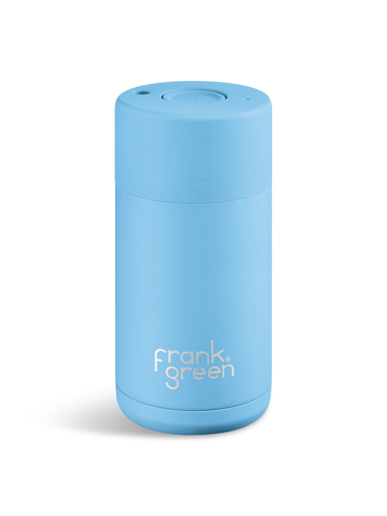 Ceramic Reusable 355ml Cup Blue