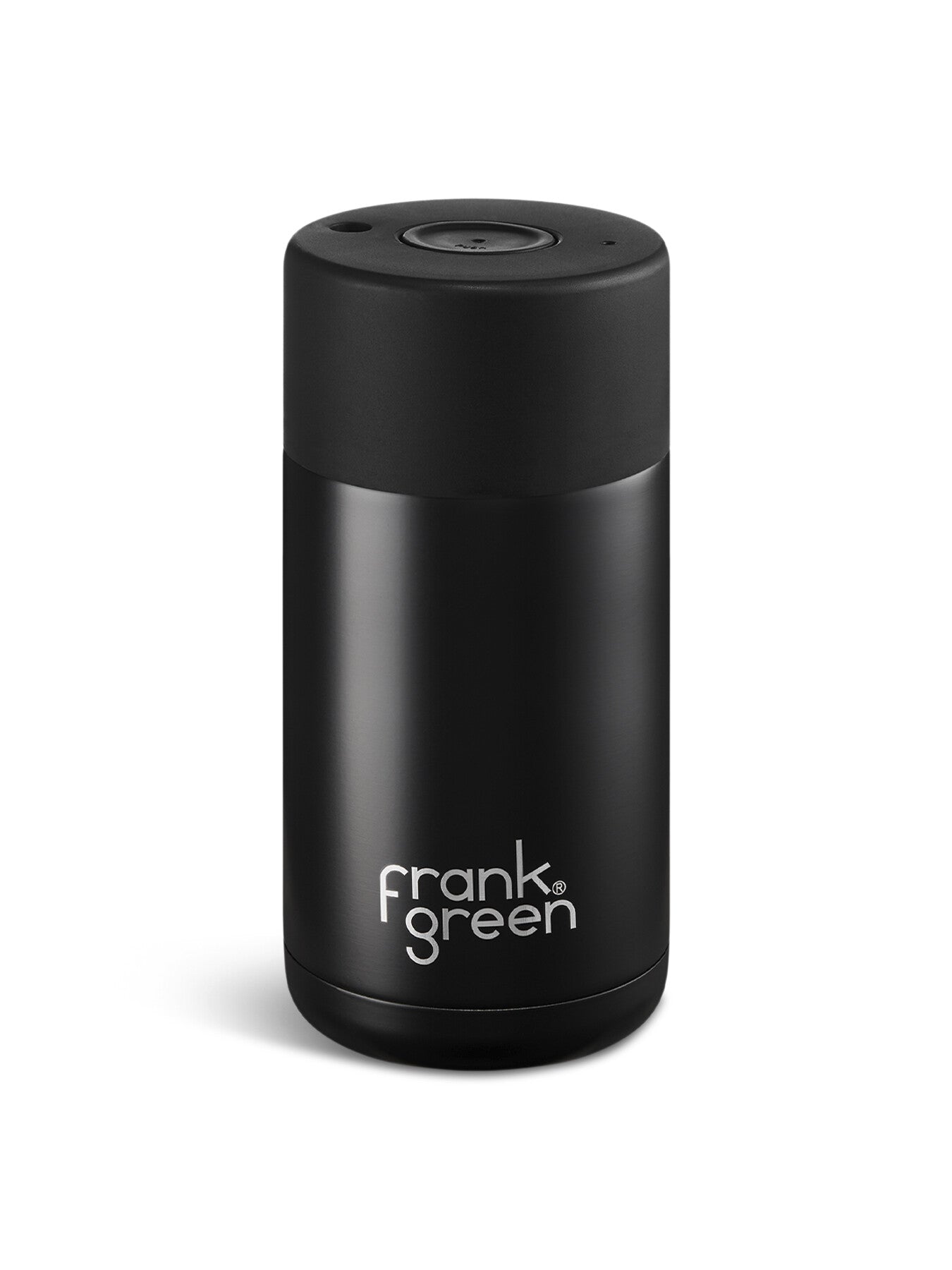Ceramic Reusable 355ml Cup Black