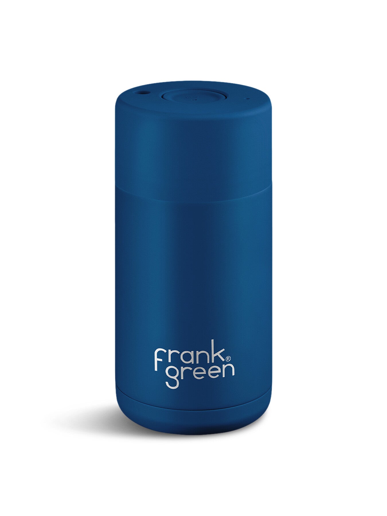 Ceramic Reusable 355ml Cup Blue