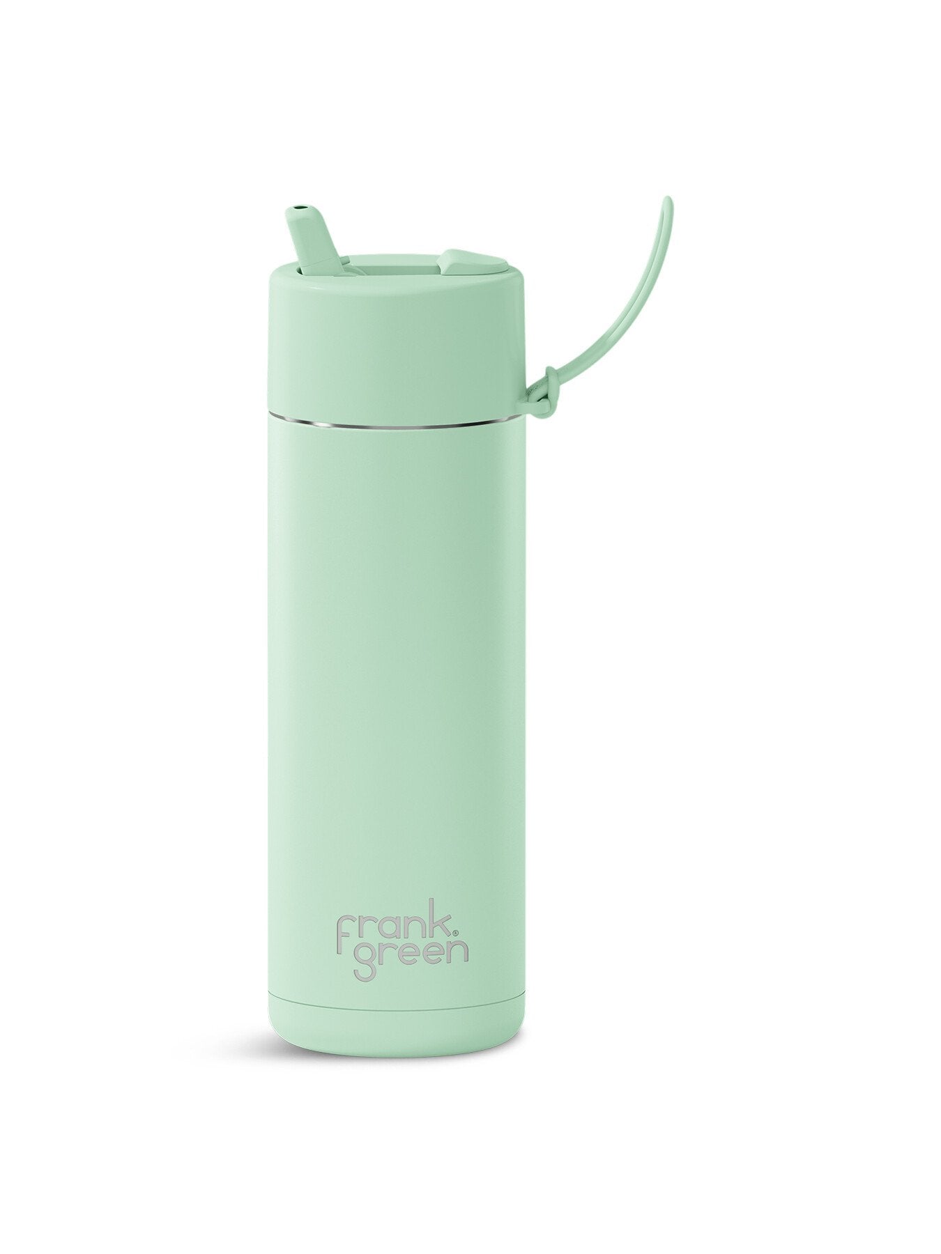 595ml regular ceramic reusable water bottle mint