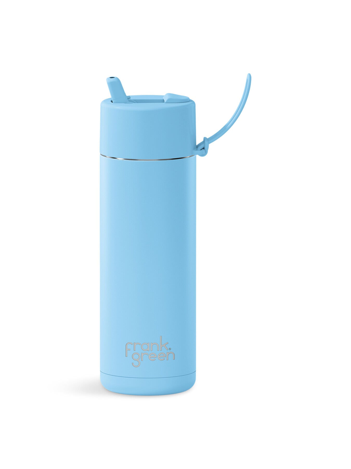 595ml regular ceramic reusable water bottle Blue