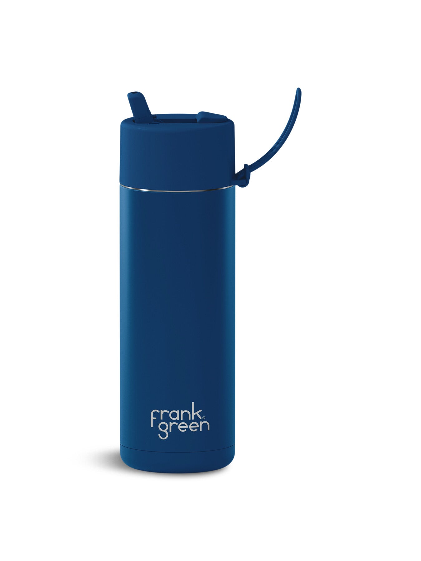 295ml regular ceramic reusable water bottle blue