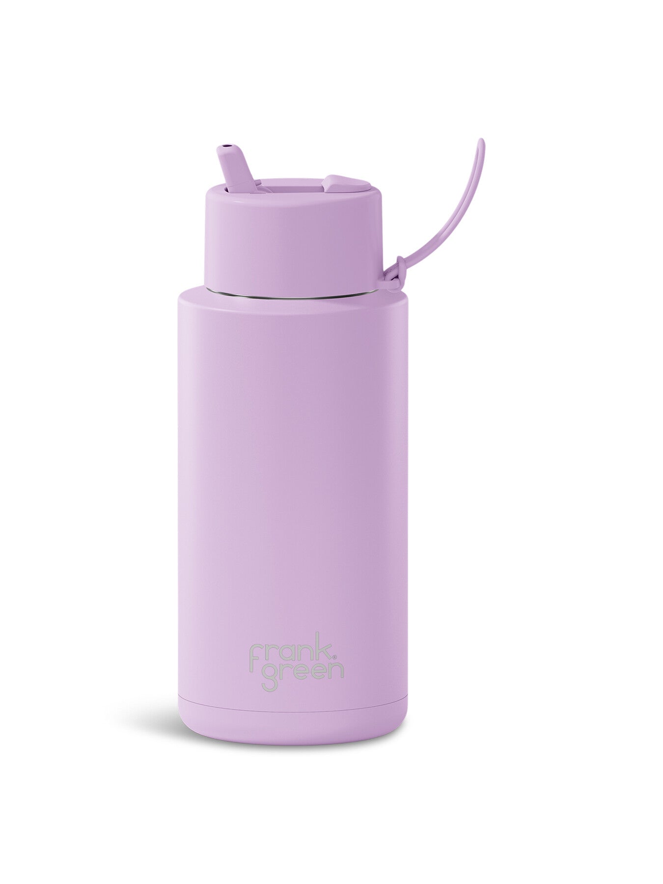 1L large ceramic reusable water bottle Lilac