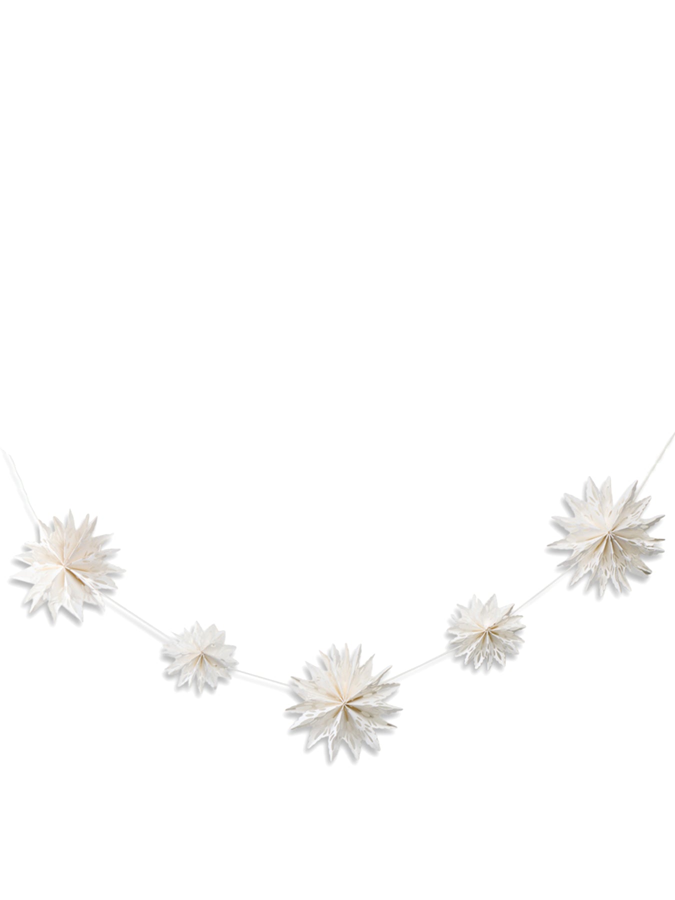 Maddox Cutout Star Garland Warm White