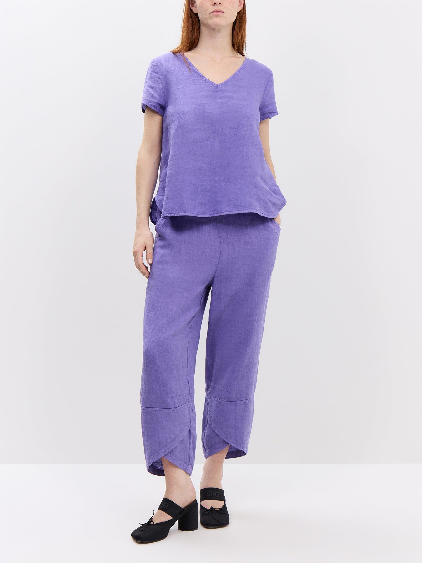 Linen Sleeveless Top