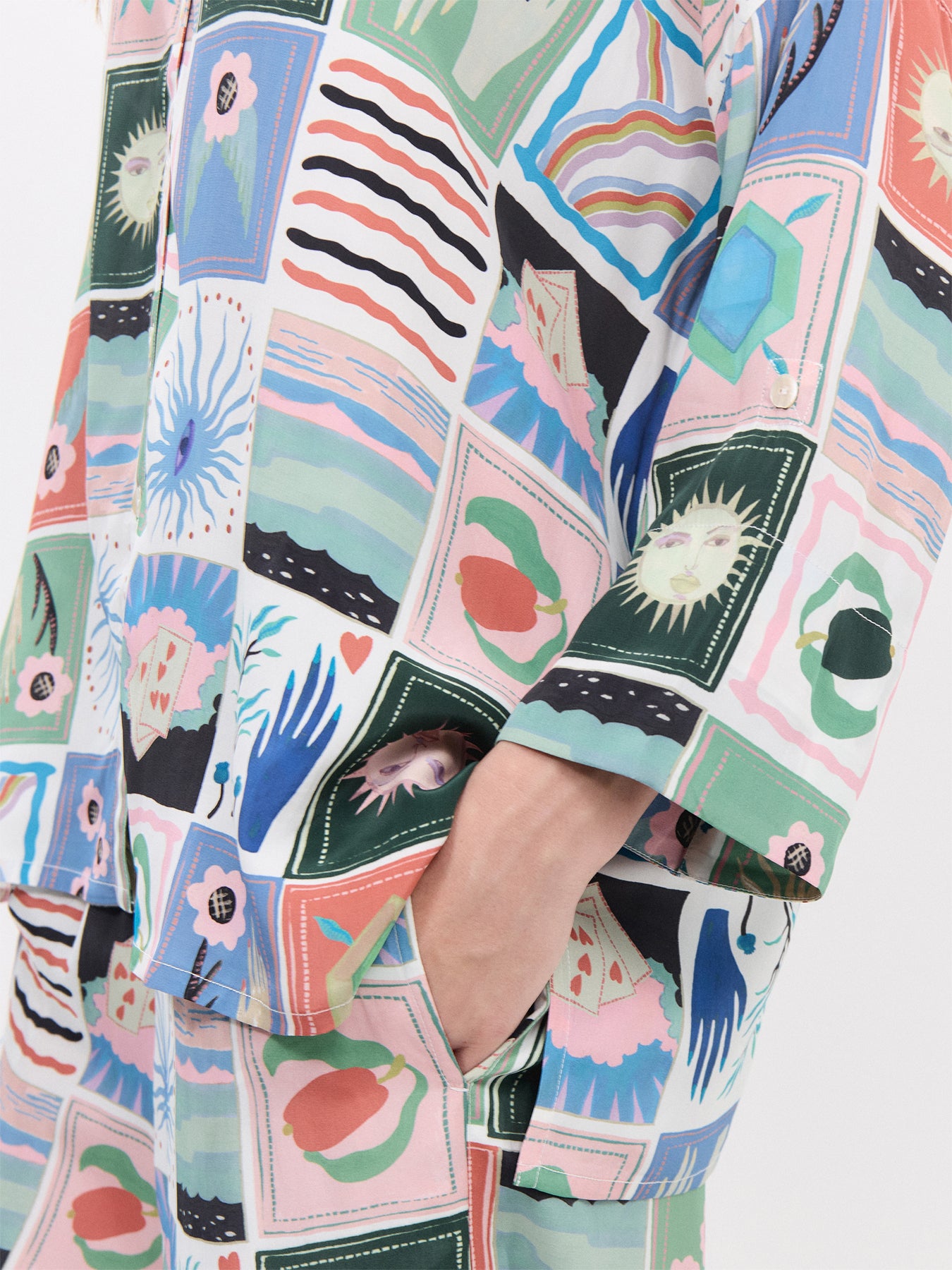 Mystical Collage Boxy Shirt