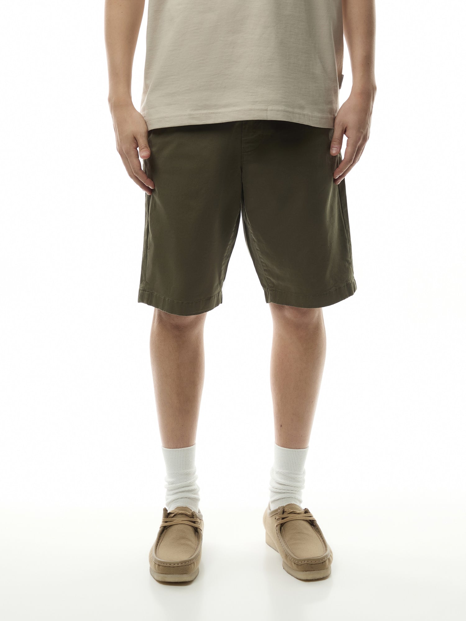Relaxed Twill Shorts