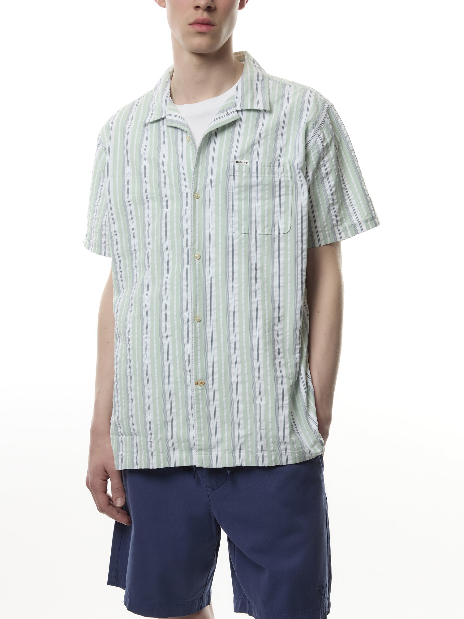Beechcroft Striped S/S Regular Fit Shirt