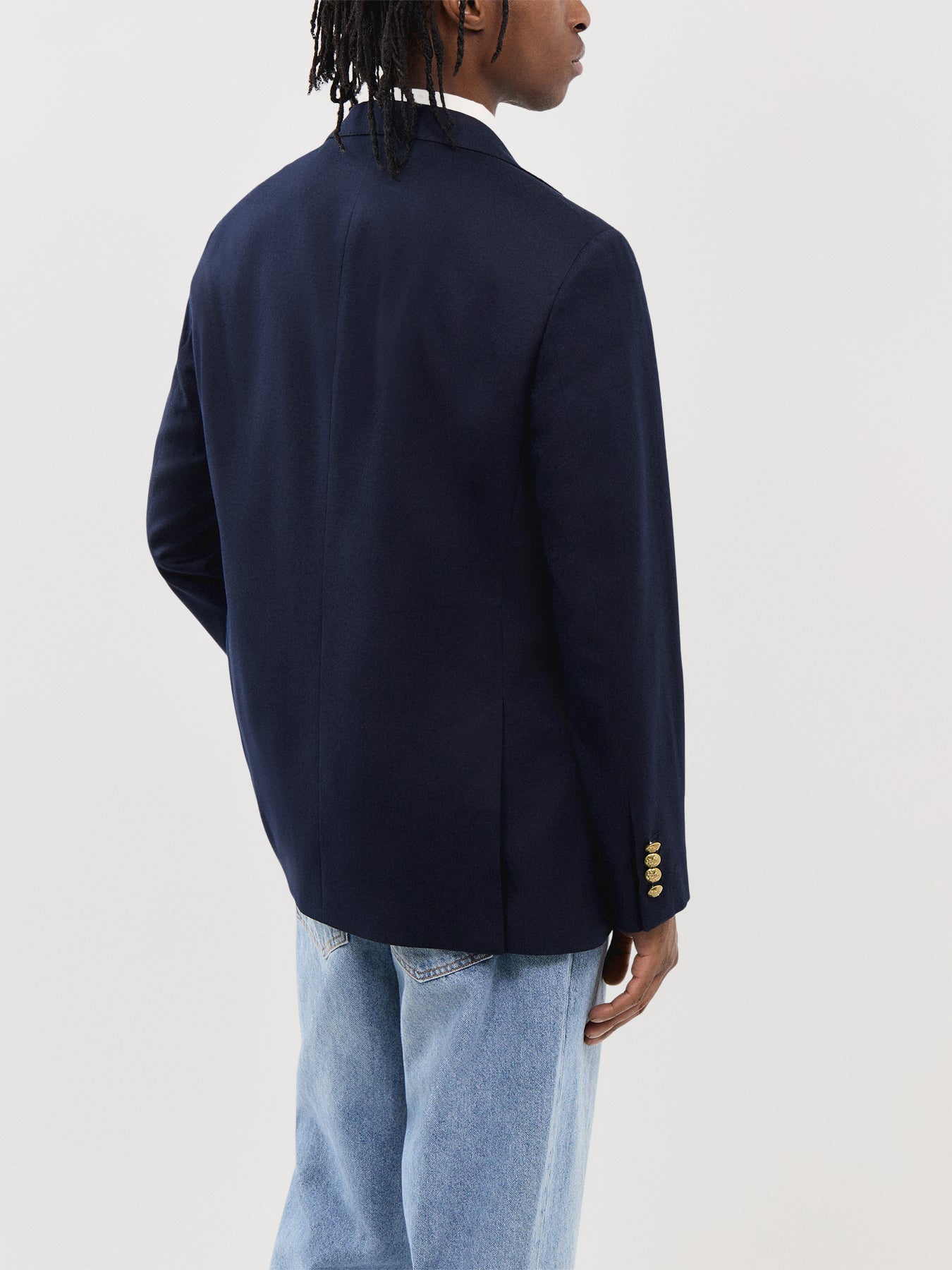 Wool Gabardine Blazer