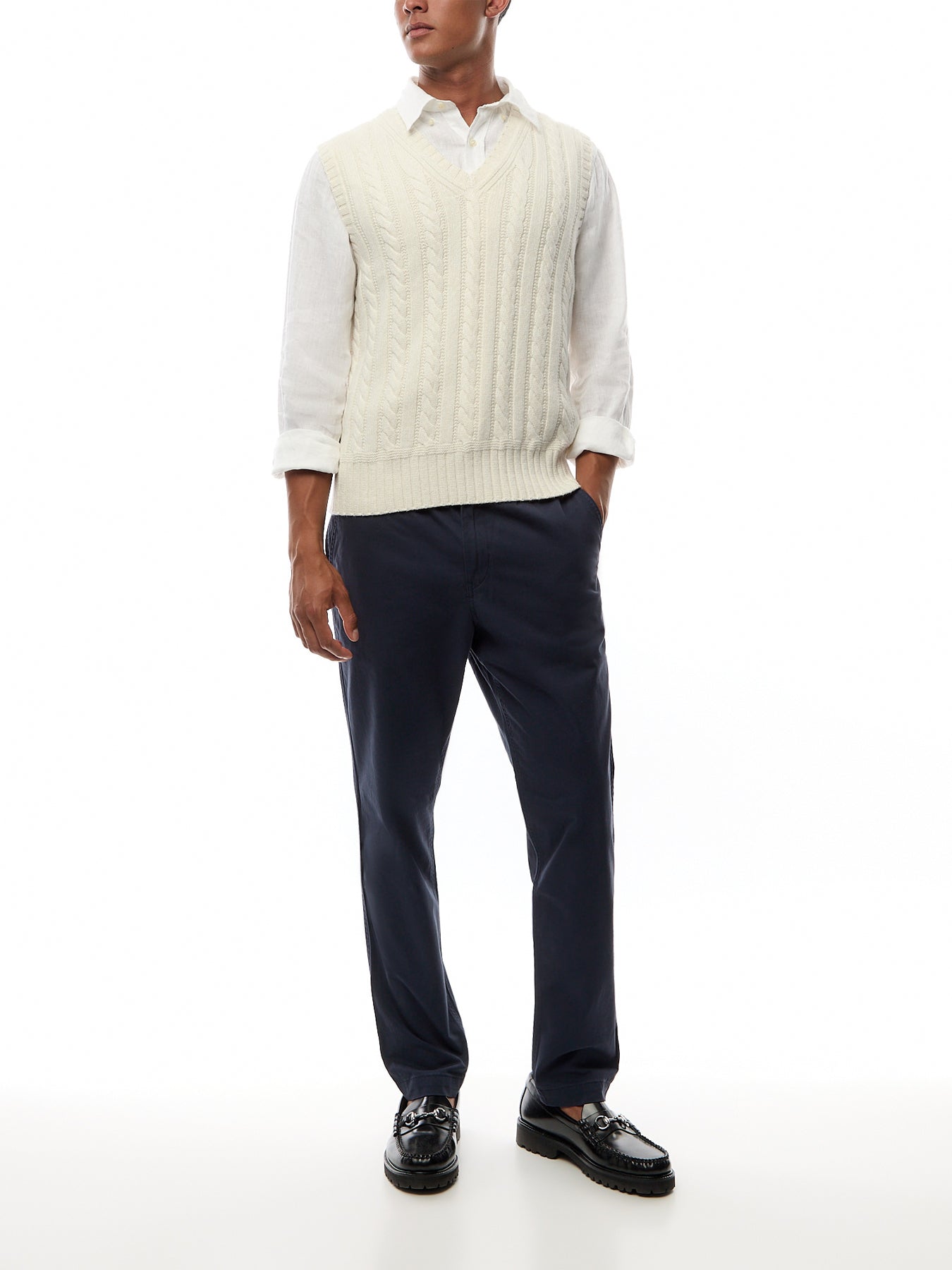 Wimbledon Cable Knit Vest